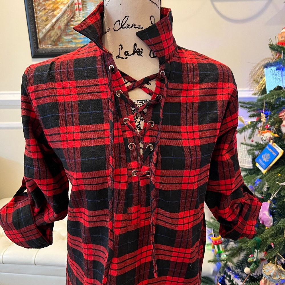 Flannel Dress - Picture 2 of 2
